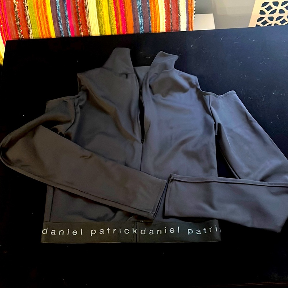 Daniel Patrick Cropped Cold Shoulder Top. - image 1